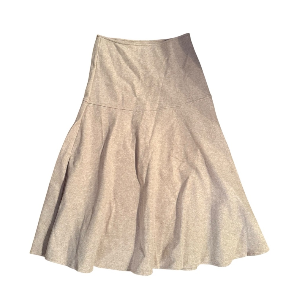 NWT OGL Cashsoft Wool Like Flared Maxi Skirt - Picture 2 of 10